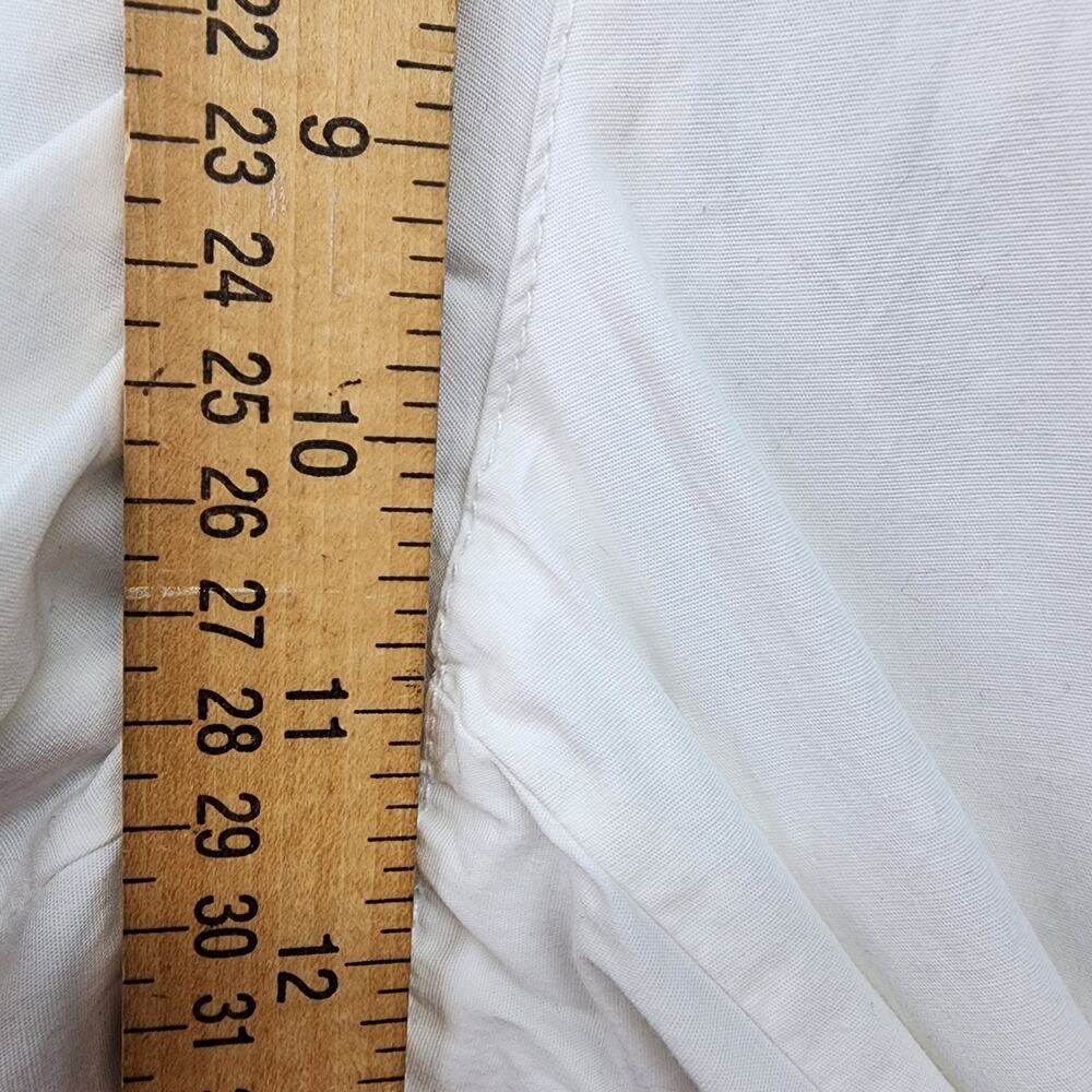 NWT Style Co Womens Capris 14 White Cargo Pockets Pull Tie Hem Summer Beach - Picture 13 of 13